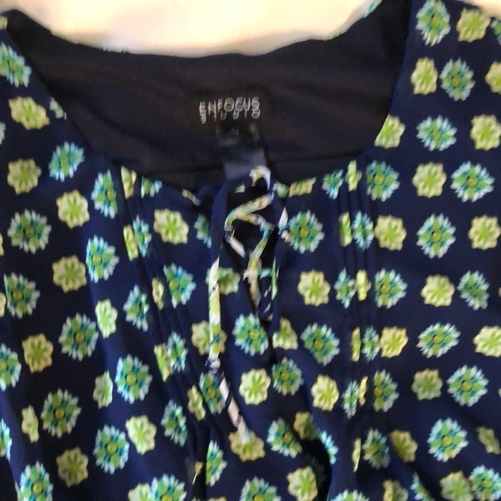 Enfocus studio hippie style dress/shirt size 6 - Picture 3 of 8